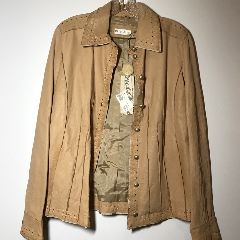 Zucchero Women’s Leather Jacket - Italian